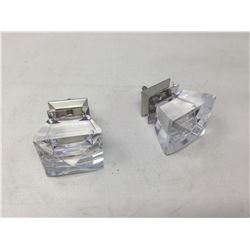 Glass Looking Curtain Rod Ends