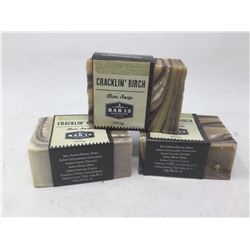 Bar 13 Soapworks Cracklin' Birch Bar Soap (3 x 100g)