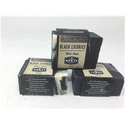 Bar 13 Soapworks Black Licorice Bar Soap (3 x 100g)