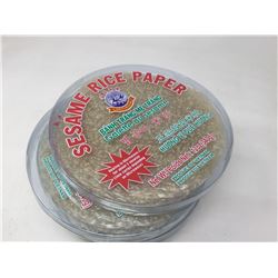 Lot of Sesame Rice Paper (5 x 340g)