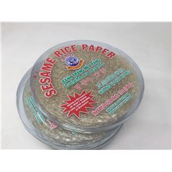 Lot of Sesame Rice Paper (5 x 340g)