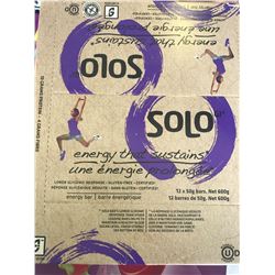 Lot of Solo Energy Bars Mocha Fudge- Dark Chocolate
