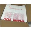 Image 1 : Lot of Plastic Thank You T-Sak Bags (1000 ct)