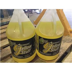 Lot of Avmor Yellow Stuff Pot & Pan Detergent (2 x 4L)