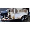 Image 1 : 2006 HITCHMAN DUMP TRAILER, WHITE, 11'X6' BOX, HAS REMOTE DUMP, DUAL AXLE, 15'6" OVERALL,