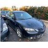 Image 2 : 2004 MAZDA 3 4DRSD, BLACK, GAS, AUTOMATIC, VIN#JM1BK123641147732, TMU *NO KEYS, MUST TOW