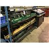 Image 1 : BROWN TUBE CONSTRUCTED 4 TIER MOBILE PARTS CART