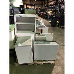 PALLET OF MISCELLANEOUS FILE CABINET PARTS