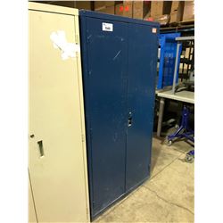 BLUE METAL 2 DOOR CONSUMABLE CABINET