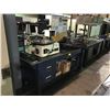 Image 2 : LAPMASTER DIAMOND LAPPING/POLISHING SYSTEM LAPMASTER INTERNATIONAL BLUE WORK BENCH  & CONTENTS