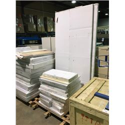 PALLET OF ASSORTED CABINET PARTS