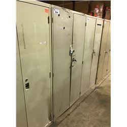 BEIGE METAL 2 DOOR CONSUMABLE CABINET