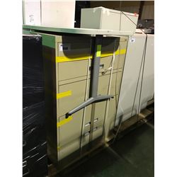 PALLET OF ASSORTED OFFICE FURNITURE & CABINETS