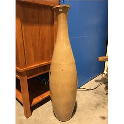 APPROX 3' TALL EARTHEN WARE VASE