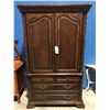 Image 1 : MAHOGANY BEDROOM ARMOIRE DRESSER