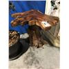 Image 1 : SOLID TEAK ROOT END TABLE