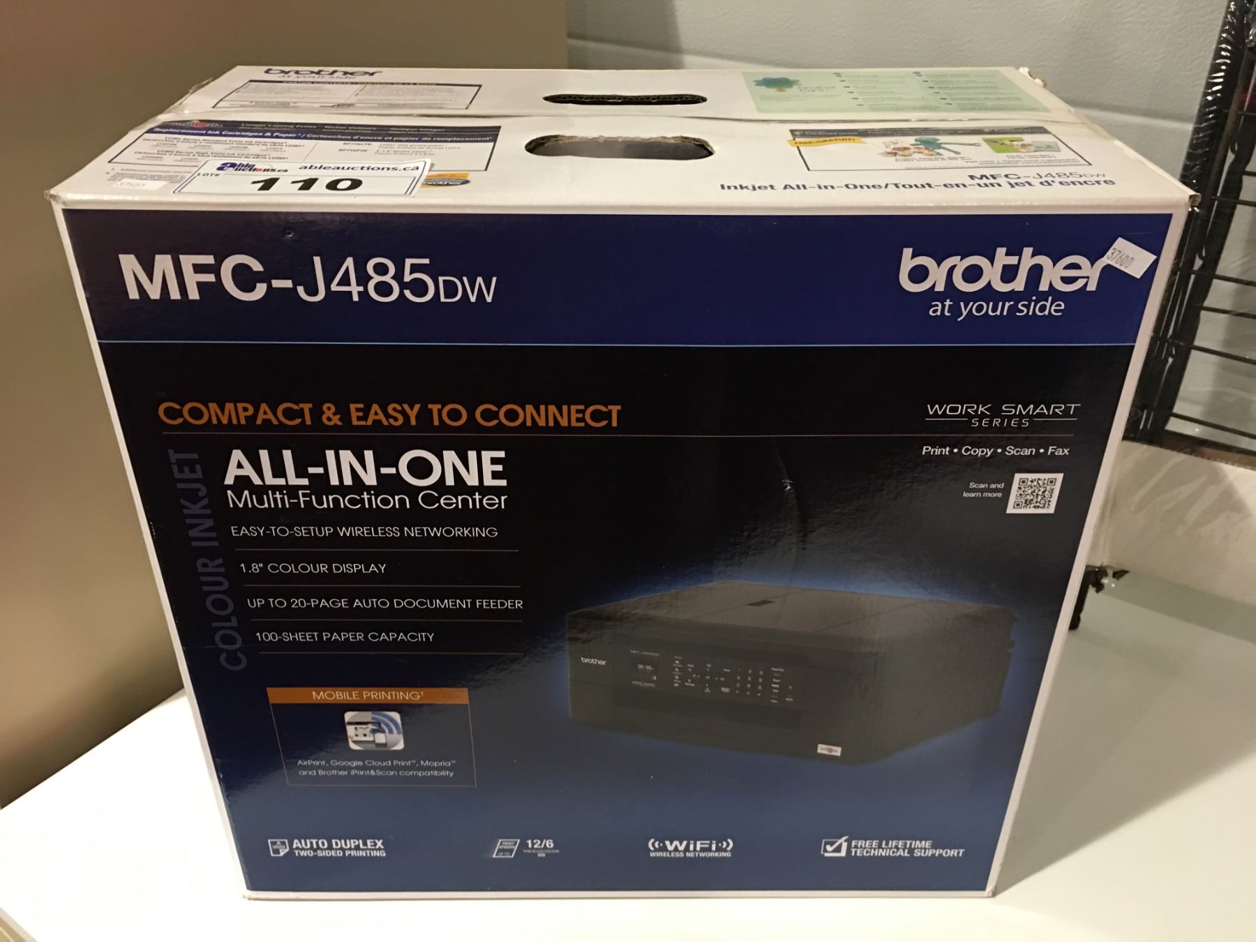 BROTHER MFCJ485DW INKJET ALL IN ONE PRINTER