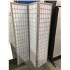 Image 1 : 3 PANEL GREY & WHITE ROOM DIVIDER/SCREEN