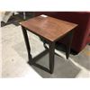 Image 1 : SMALL CONTEMPORARY MAHOGANY FINISH SIDE TABLE