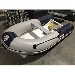 10' GREAT PACIFIC INFLATABLE BOAT WITH FIBERGLASS HARD-BOTTOM COMPLETE WITH ACCESSORIES PACKAGE