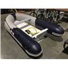 Image 2 : 10' GREAT PACIFIC INFLATABLE BOAT WITH FIBERGLASS HARD-BOTTOM COMPLETE WITH ACCESSORIES PACKAGE