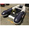Image 2 : 9' GREAT PACIFIC INFLATABLE BOAT WITH FIBERGLASS HARD-BOTTOM COMPLETE WITH ACCESSORIES PACKAGE