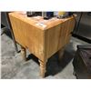 Image 1 : WOOD WELDED BALLYBLOCK MICHIGAN MAPLE BUTCHER BLOCK TABLE