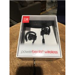 1 PAIR POWER BEATS 3 WIRELESS EARPHONES (BLACK)