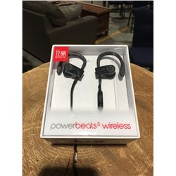 1 PAIR POWER BEATS 3 WIRELESS EARPHONES (BLACK)