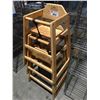 Image 1 : GROUP OF 3 WOODEN HIGHCHAIRS