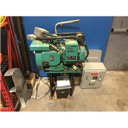 ONAN 4.0RV GENSET - COMPLETE WITH GENERATOR TRANSFER SWITCH, FUSE BOX, MANUAL, BATTERY &