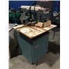 Image 1 : DEWALT DELUXE POWER SHOP RADIAL ARM SAW WITH ATTACHMENTS & CABINET