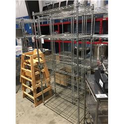 6' X 3' X 1.5' METAL 5-TIER SHELVING RACK