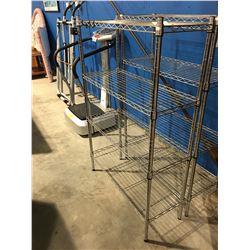 4.5' X 3' X 1' 4-TIER METAL SHELVING RACK