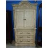 Image 1 : CREAM WOOD WARDROBE