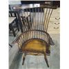 Image 1 : HIGH BACK WOOD CHAIR