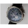 Image 2 : CITIZEN ECO DRIVE STAINLESS STEEL 100M WATER RESISTANT WATCH WITH LEATHER STRAP