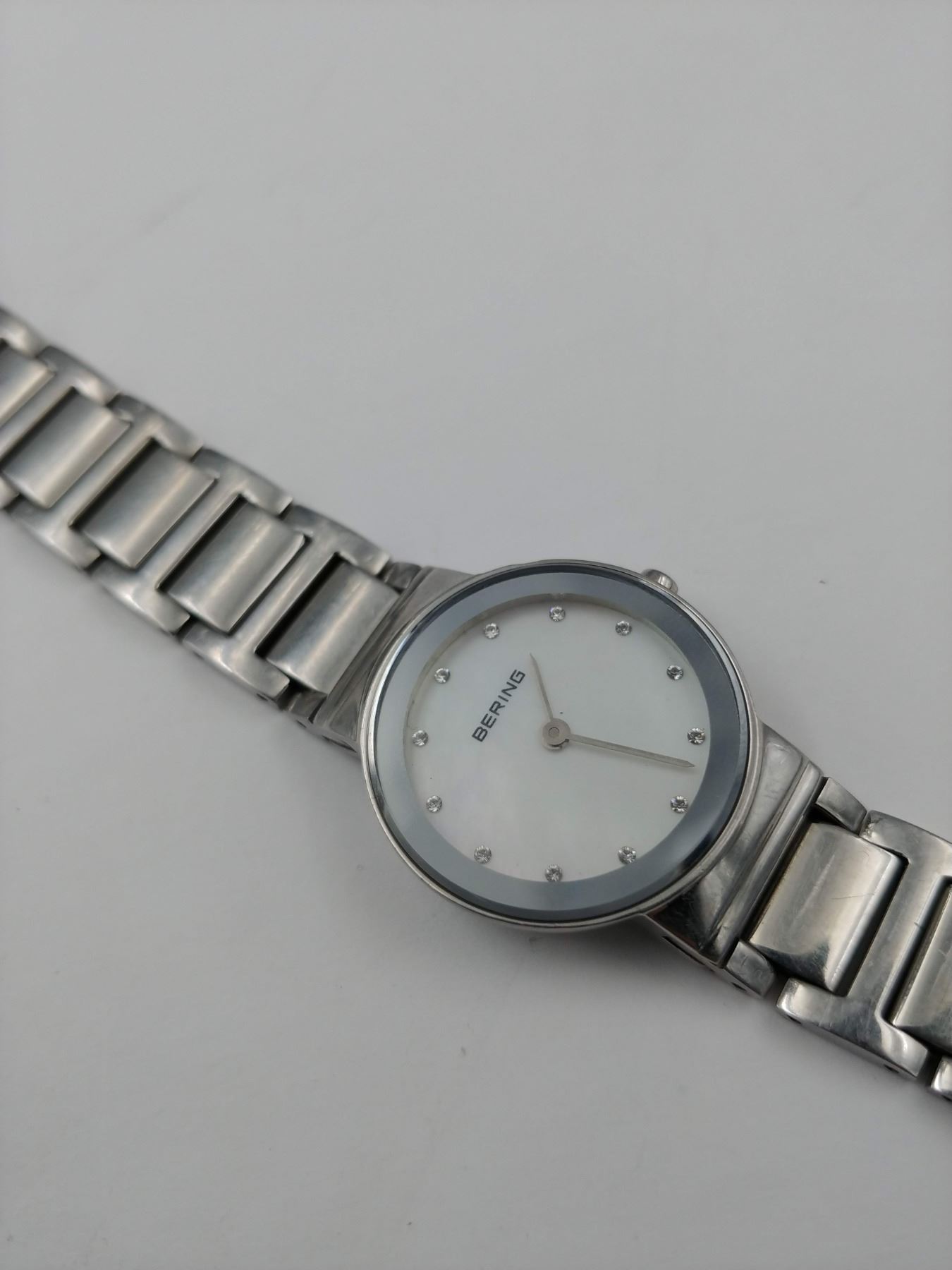 BERING STAINLESS STEEL 5 ATM WATER RESISTANT WATCH