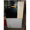 Image 1 : 3 ASSORTED FILE CABINETS