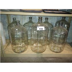7 GLASS WINE MAKING BARRELS