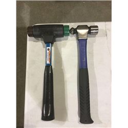 NEW Set of 2 Williams Ball Peen Hammer and Rubber Mallet