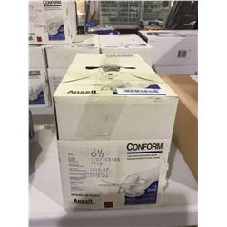 Case of Ansell Latex Powdered Procedure Gloves Size 6 1/2 (50 pairs)
