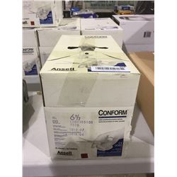 Case of Ansell Latex Powdered Procedure Gloves Size 6 1/2 (50 pairs)