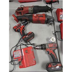 MILWAUKEE 1/2" HAMMER DRILL, MILWAUKEE 1/2" DRILL/DRIVER, MILWAUKEE 7"/9" GRINDER, MILWAUKEE