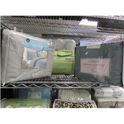 KING MEMORY FOAM BAMBOO PILLOW, KING DUVET SET, TWIN SHEET SET