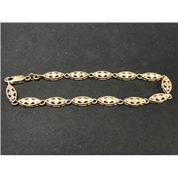 STAMPED 10K BRACELET (AUTHENTICITY NOT VERIFIED / POLICE RECOVERY)