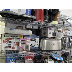 CAMCO SEAT CUSHION, HAMILTON BEACH MEAT GRINDER, STAINLESS ELECTRIC DEEP FRYER, GOURMIA COFFEE