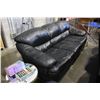 Image 1 : BLACK SOFA AND LOVESEAT SET