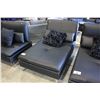 Image 2 : BLACK DOMUS VITA RECLINING LOUNGE CHAIR WITH ACCENT PILLOWS