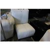 Image 2 : WHITE LEATHER EQ3 ACCENT CHAIR